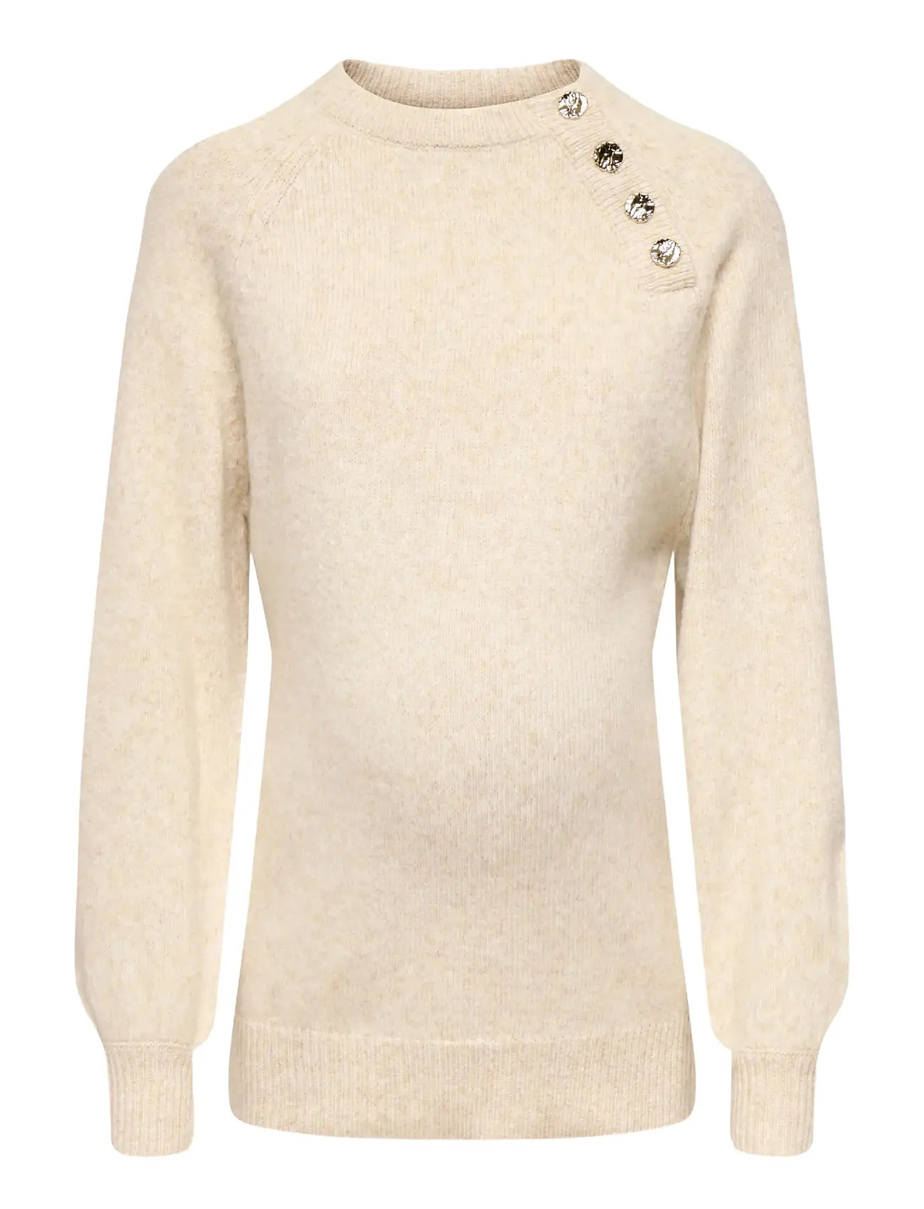 ONLY MATERNITY Olmemma Life Ls Button Oneck Knt Cream - XL - Damen