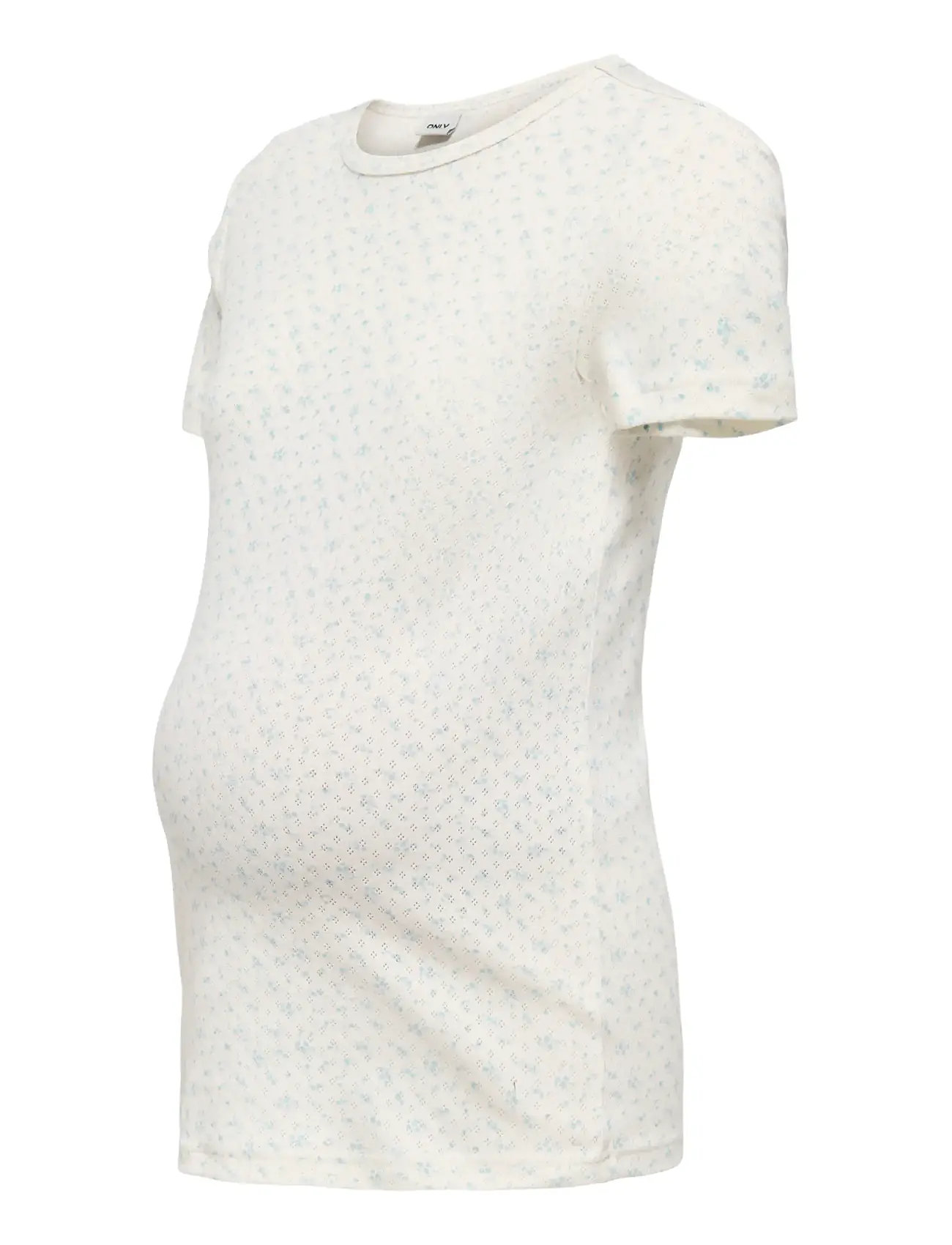 Only Maternity Olmmadison S/S O-Neck Baby Tee Jrs, M, White, T-Shirts & Toppe > Kortærmede, Dame