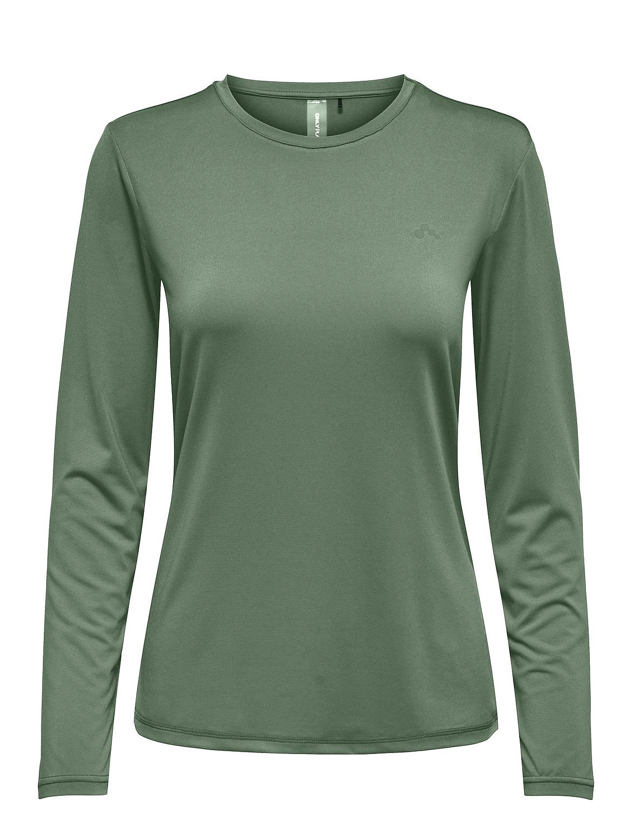 Onpcarmen Life On Ls Reg Tee Noos Sport T-shirts & Tops Long-sleeved Green Only Play