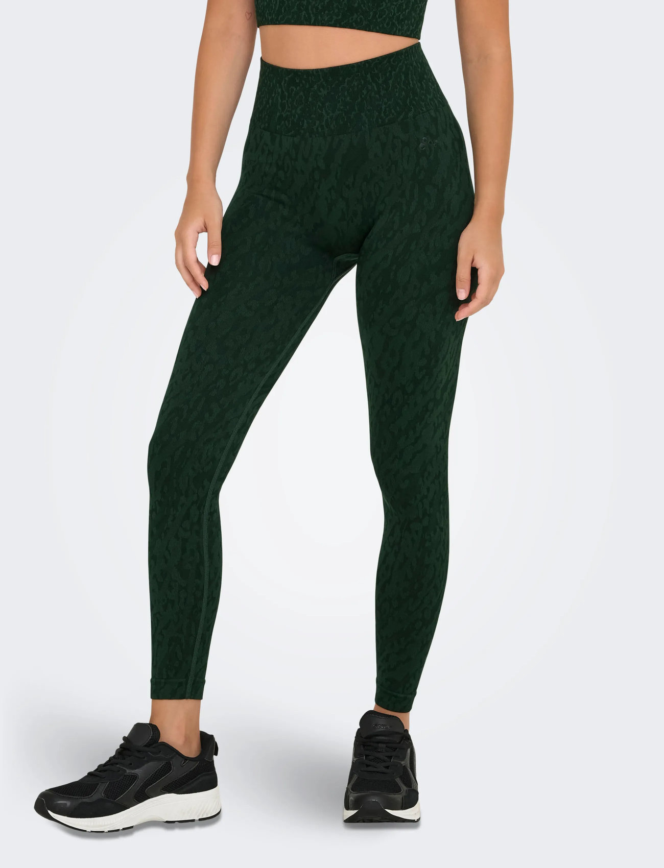 Only Play Onpbetty Hw Seam Tights Noos, S, Khaki green, Sport Tights > Sport Seamless Tights, Dame