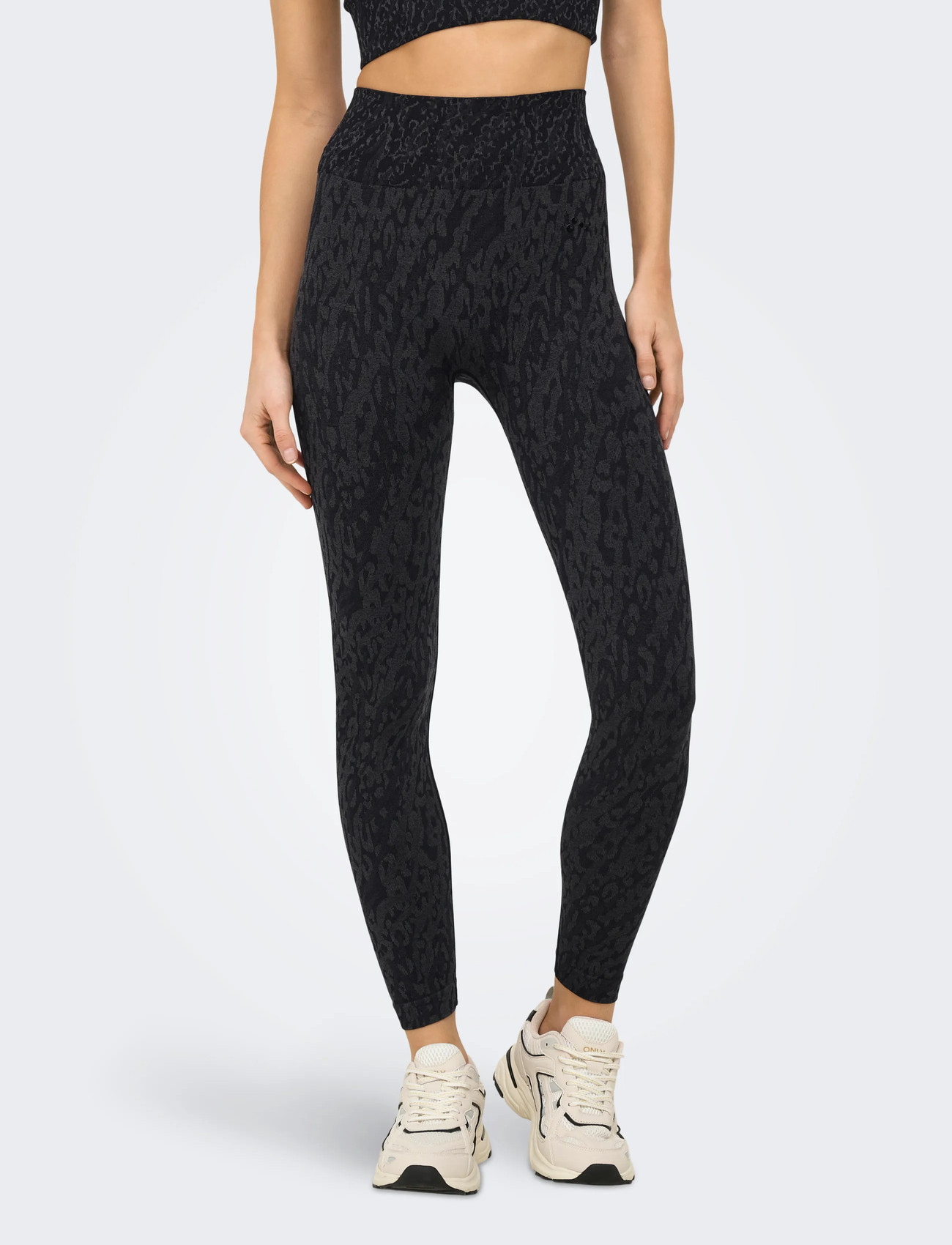 Only Play Onpbetty Hw Seam Tights Noos, S, Black, Sport Tights > Sport Seamless Tights, Dame