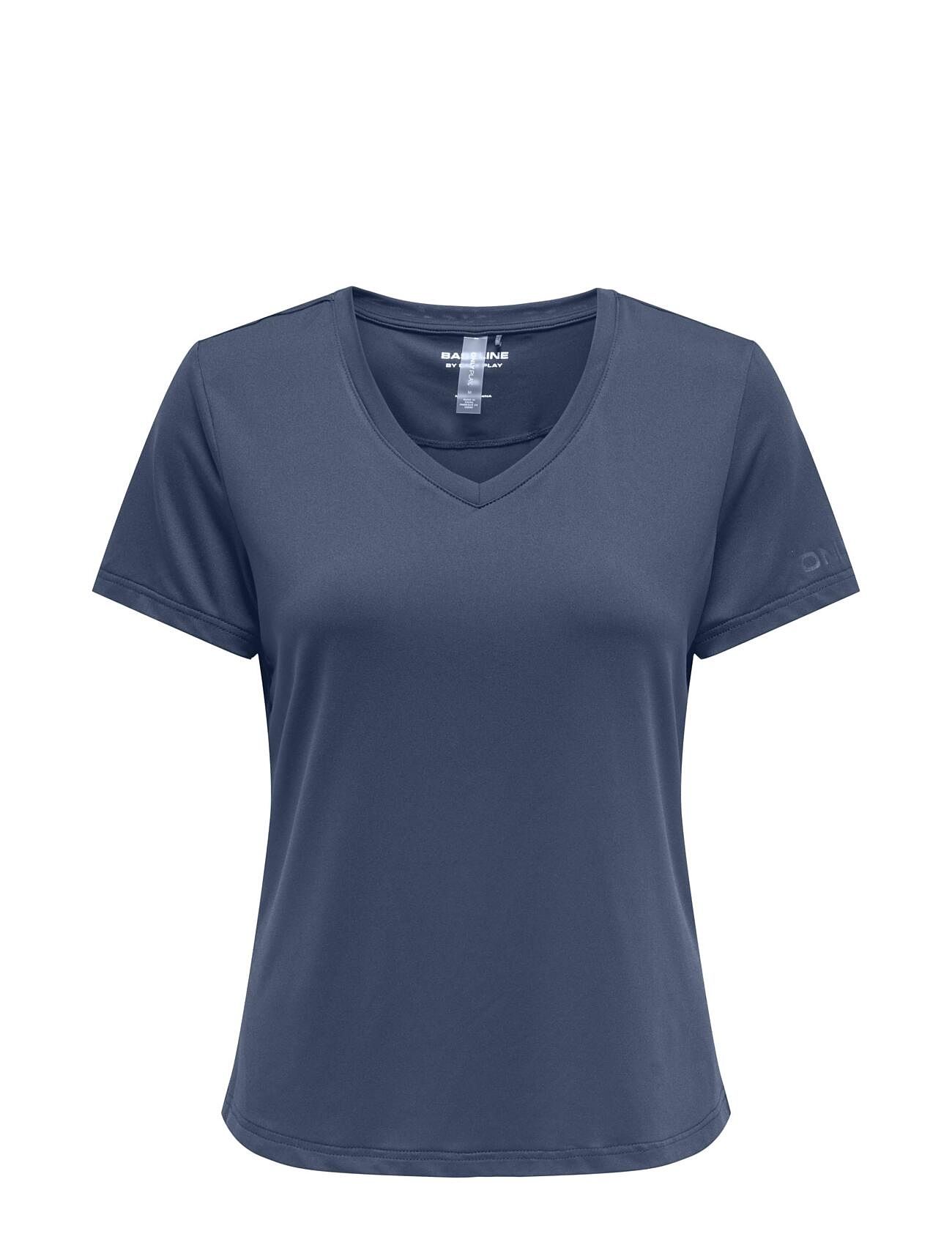 Onpsugar Life Ss Vn Reg Train Tee Blue Only Play