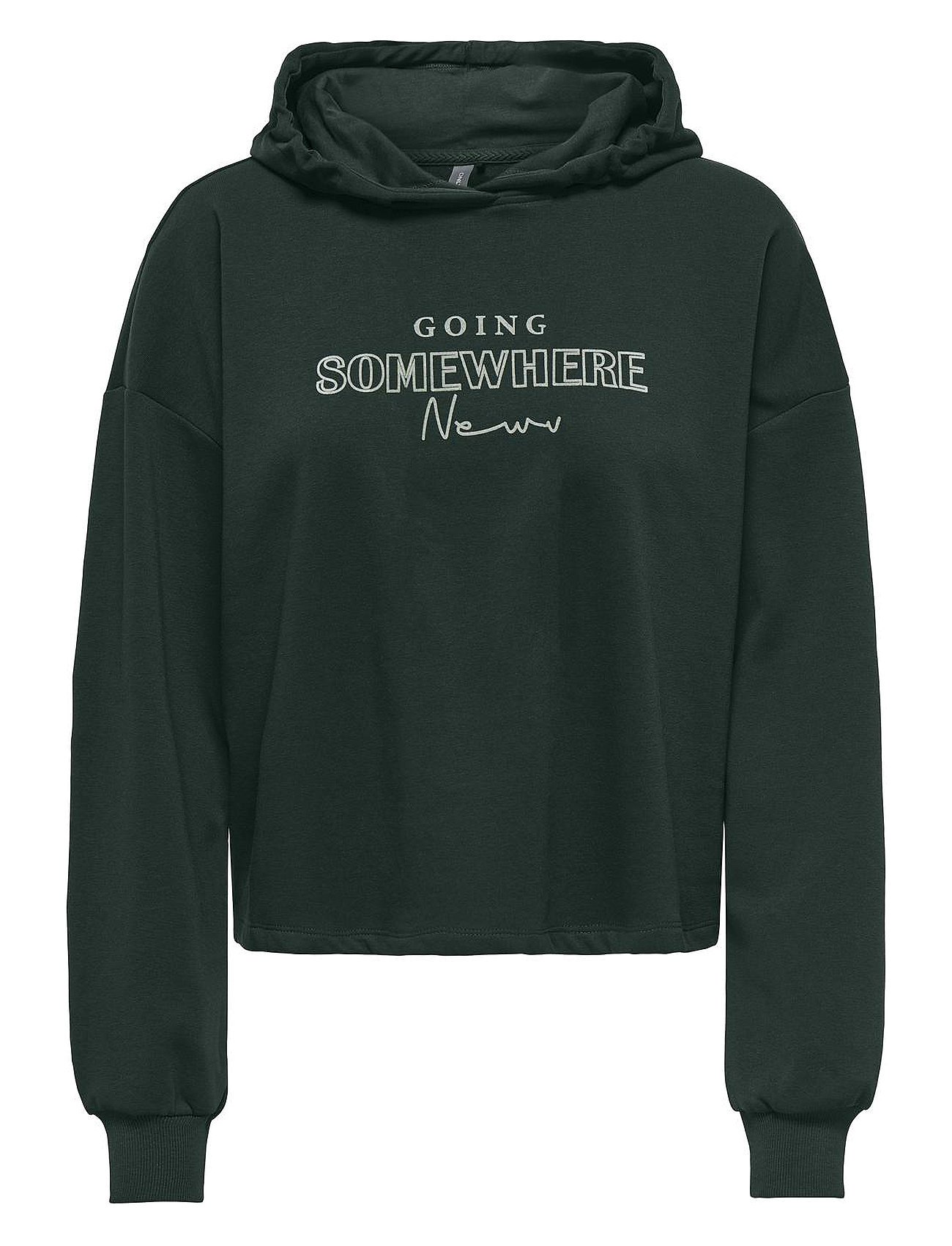 Onpgo Life Hood Ls Ds Short Brush Swt Green Only Play