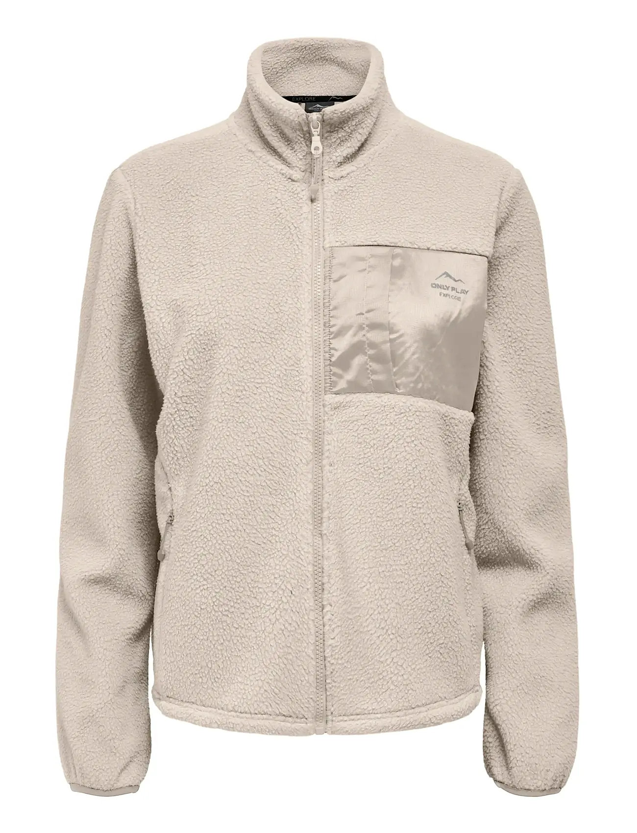 ONLY PLAY Onpcloud Hn Fz Ls Fleece Jck Cream - S - Damen