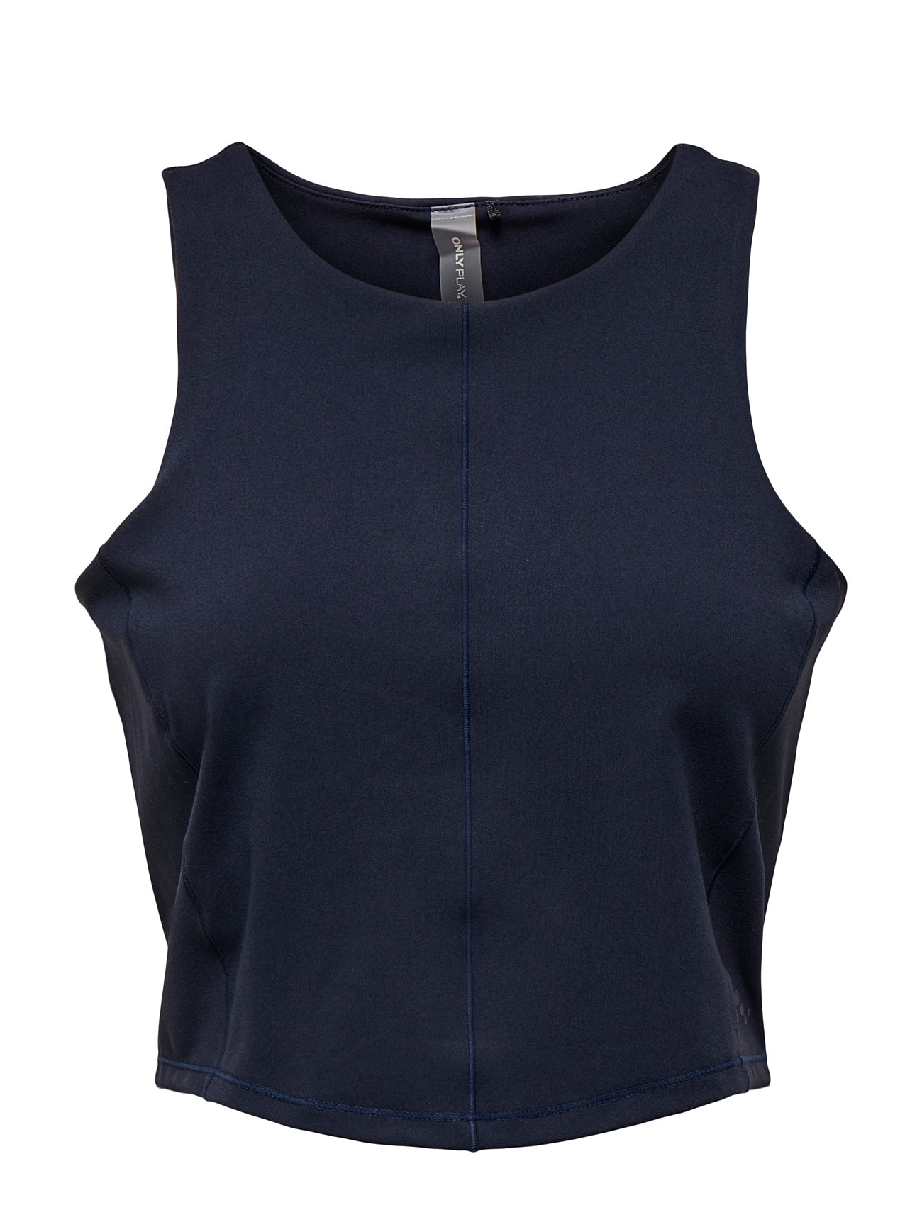 Only Play Onptia On Sl Crop Top, M, Navy, Sport Crop Overdele > Sport Sleeveless Crop Overdele, Dame