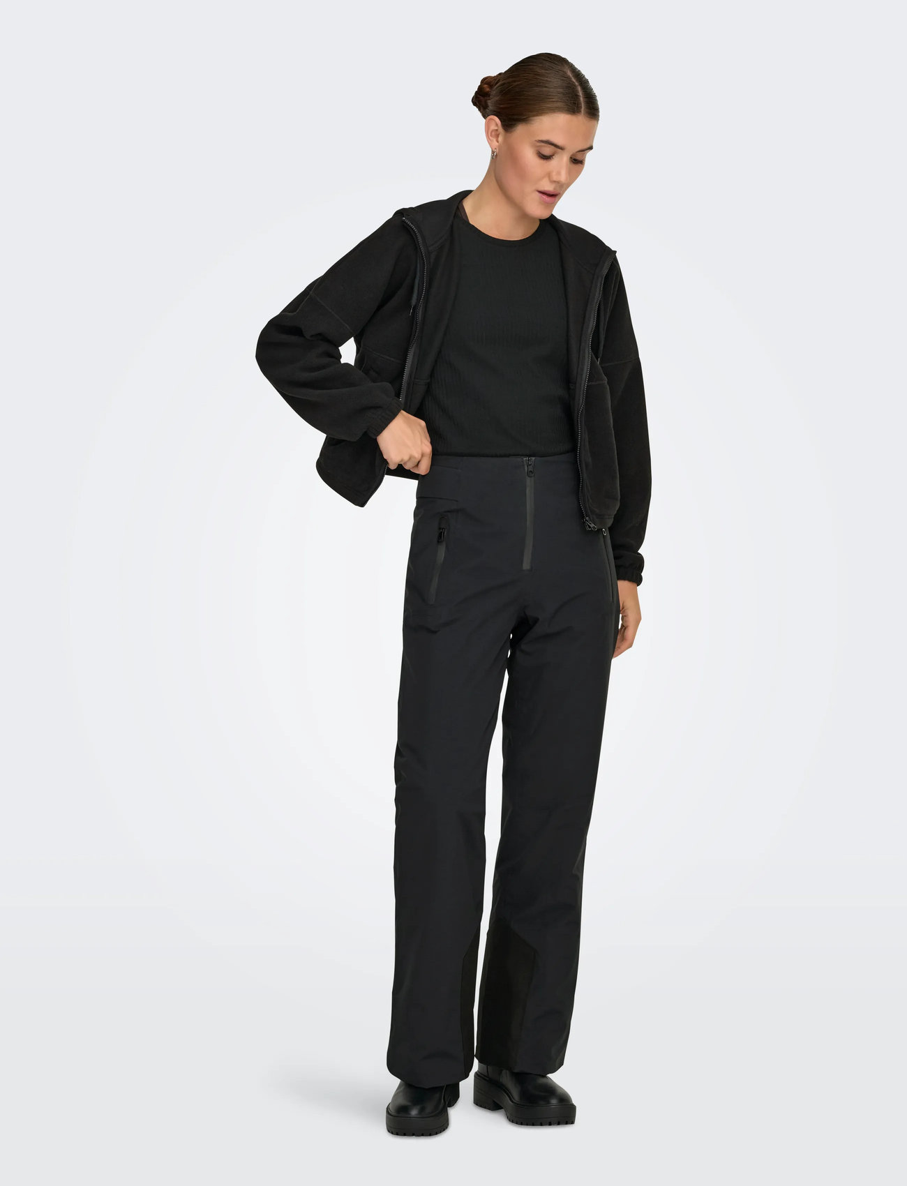 Only Play Onpslope Padded Ski Pnt Otw, M, Black, Sport Overtøj > Sport Ski Pants, Dame