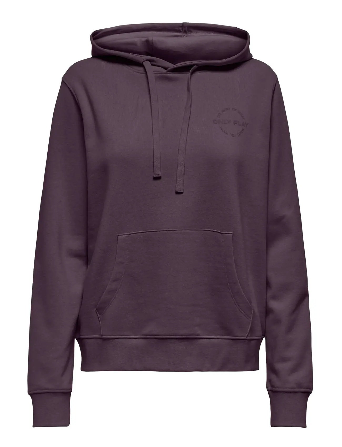 Only Play Onpjoni Life Hood Ls Loose Brush Swt, S, Purple, Sport Sweatshirts & Hoodies > Sport Hoodies, Dame
