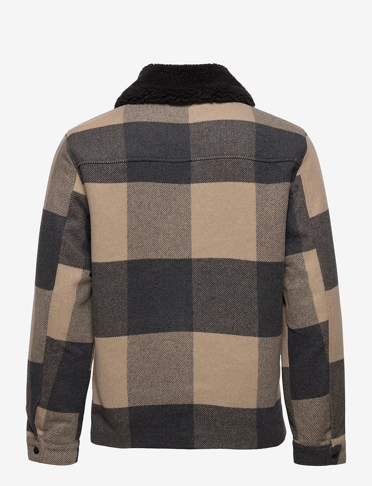 checked short jacket