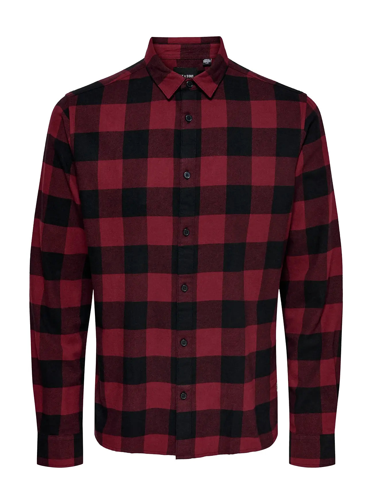 Onsgudmund Ls Checked Shirt Red ONLY & SONS