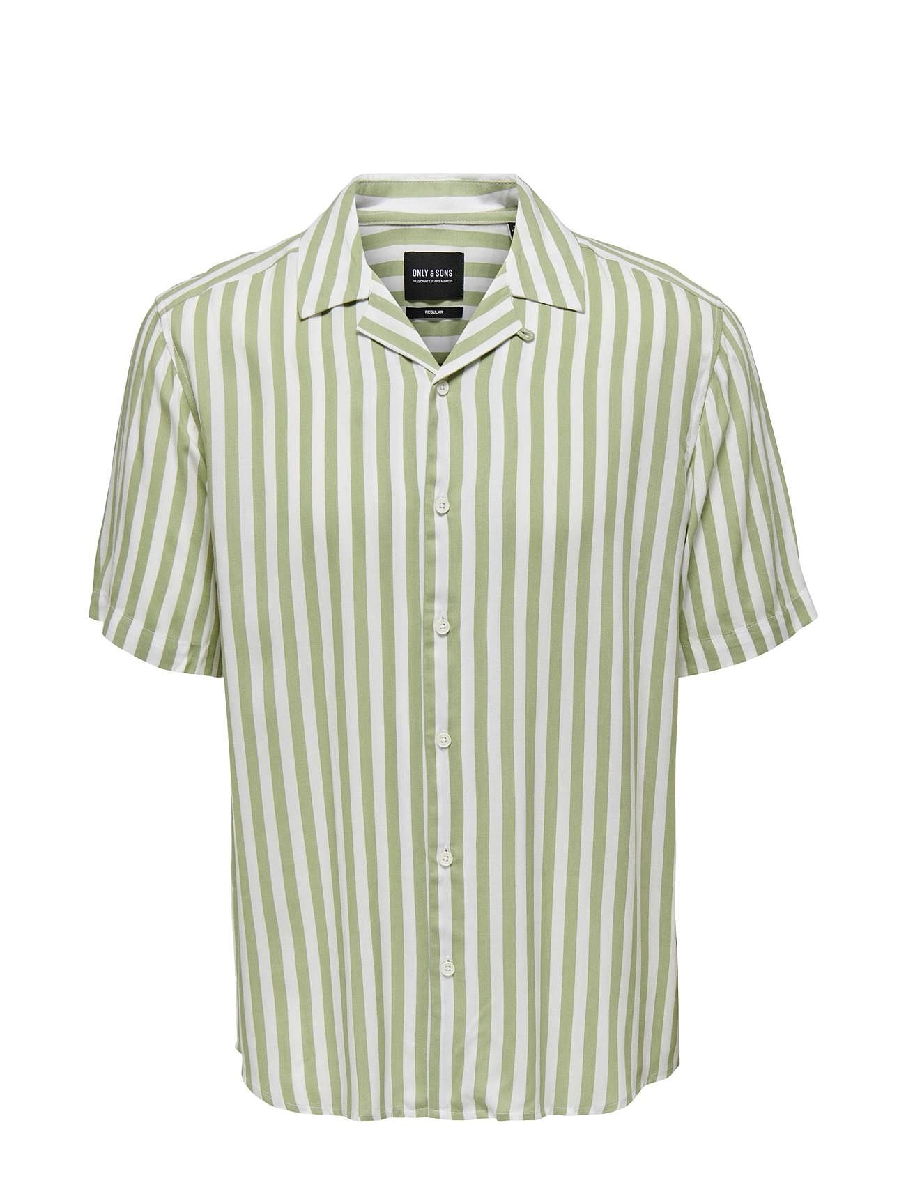 Onswayne Life Ss Viscose Shirt Noos Green ONLY & SONS 101204