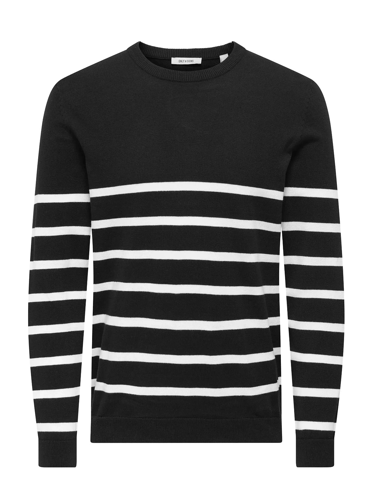 ONLY & SONS Onsalex Reg 12 Crew Knit Noos Schwarz - S - Herren