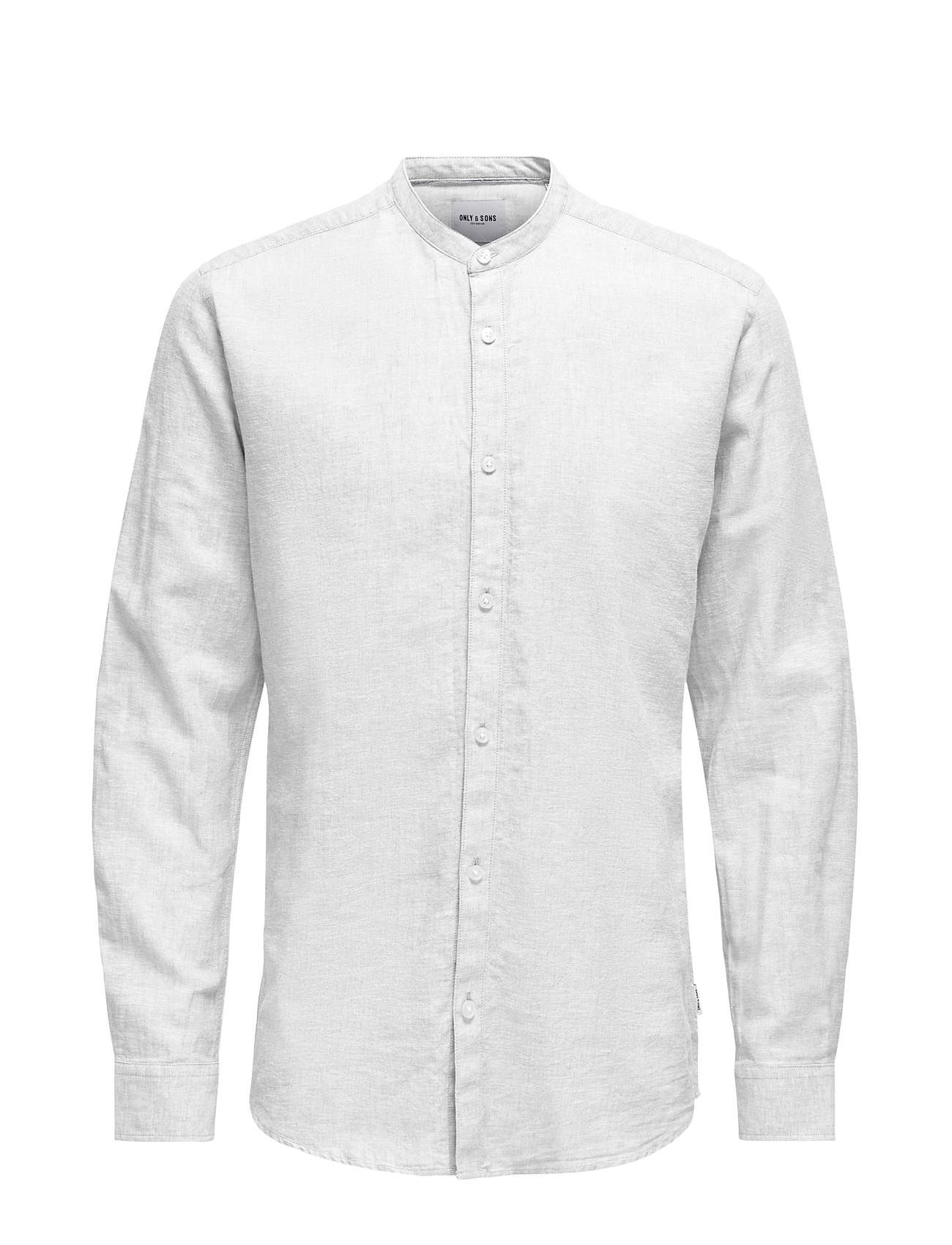I detaljer Afbestille det tvivler jeg på ONLY & SONS Onscaiden Ls Solid Linen Mao Shirt Noos (White), 124.32 kr |  Stort udvalg af designer mærker | Booztlet.com