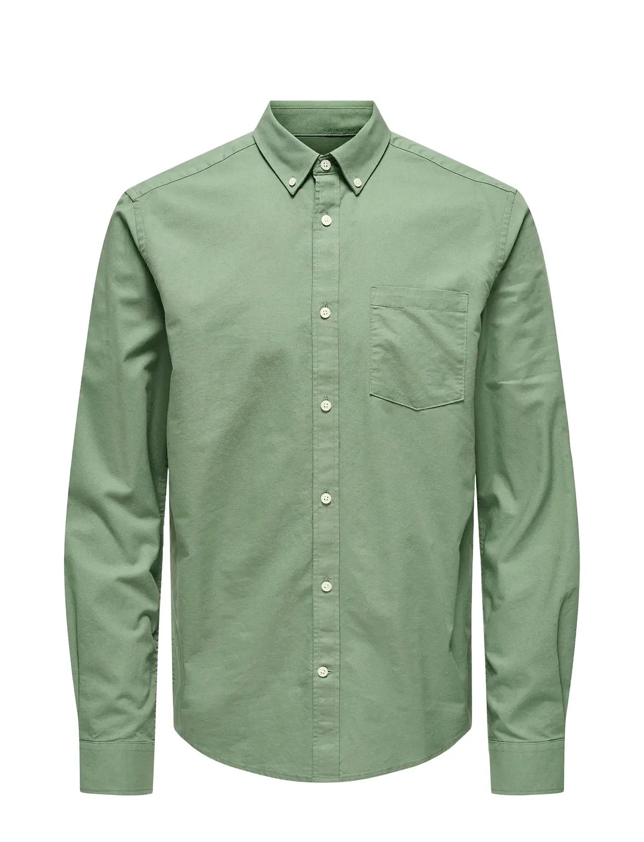 Onsneil Ls Oxford Shirt Noos Green ONLY & SONS