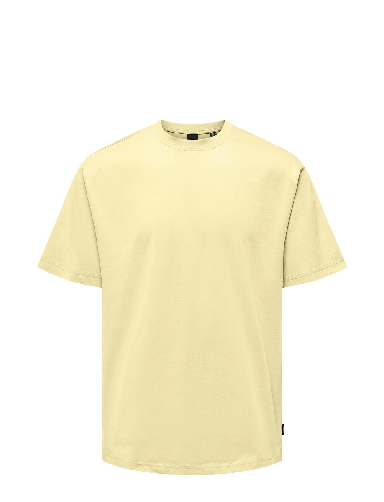 Onsfred Life Rlx Ss Tee Noos Yellow ONLY & SONS 105803