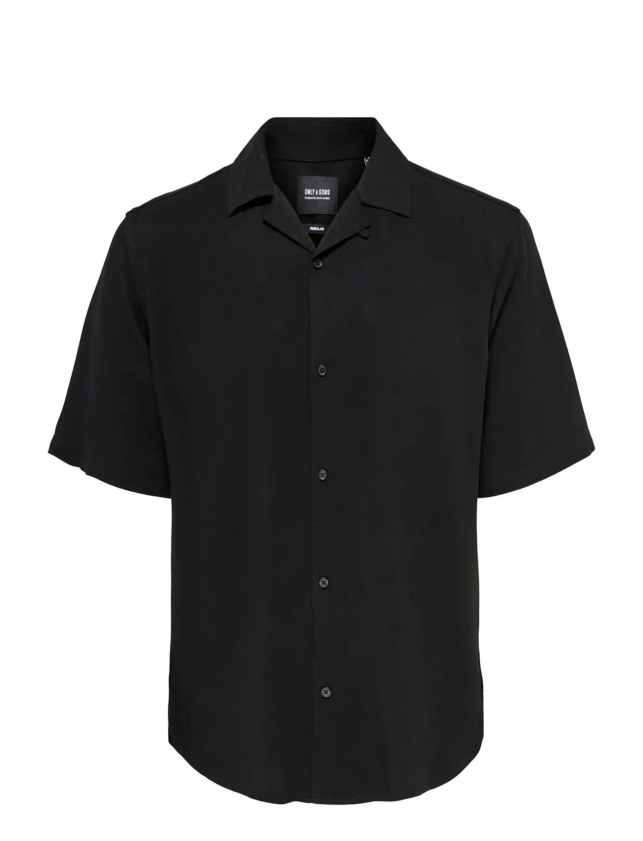 ONLY & SONS Onsdash Life Reg Res Ss 001 Shirt Noos Schwarz - S - Herren