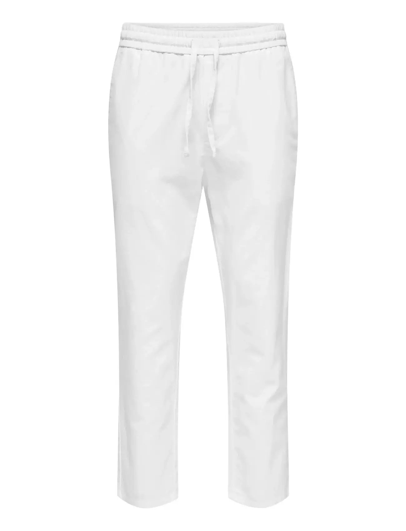 Onslinus Crop 0007 Cot Lin Pnt Noos White ONLY & SONS