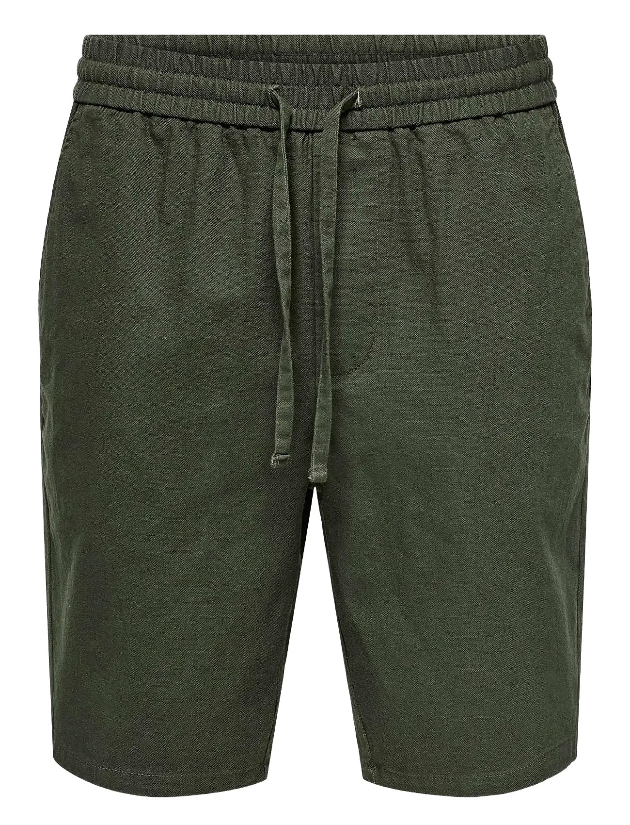 Onslinus 0007 Cot Lin Shorts Noos Khaki ONLY & SONS