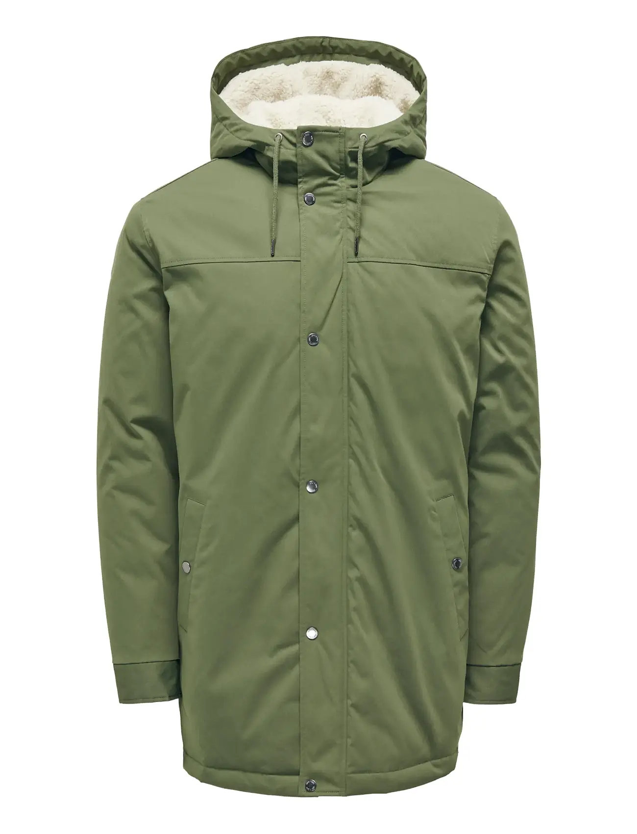 Onsalexander Life Parka Otw Vd Parkas Jakke Green ONLY & SONS