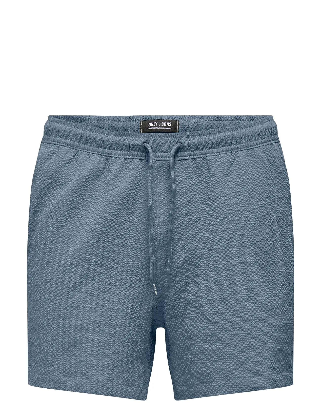 Onsted Life Solid Seersucker Swim Noos Badeshorts Blue ONLY & SONS