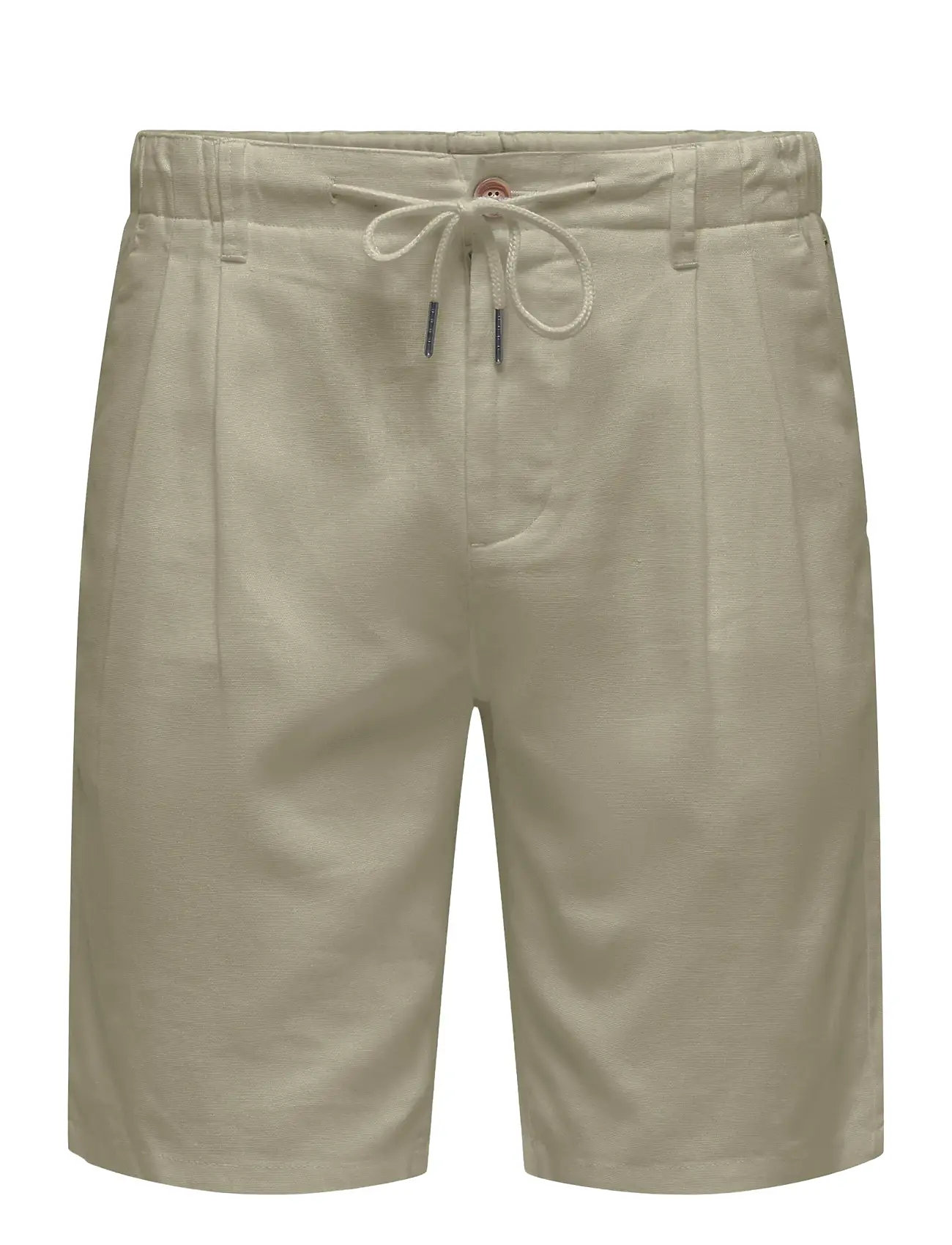 Onsleo Linen Mix 0048 Shorts Beige ONLY & SONS