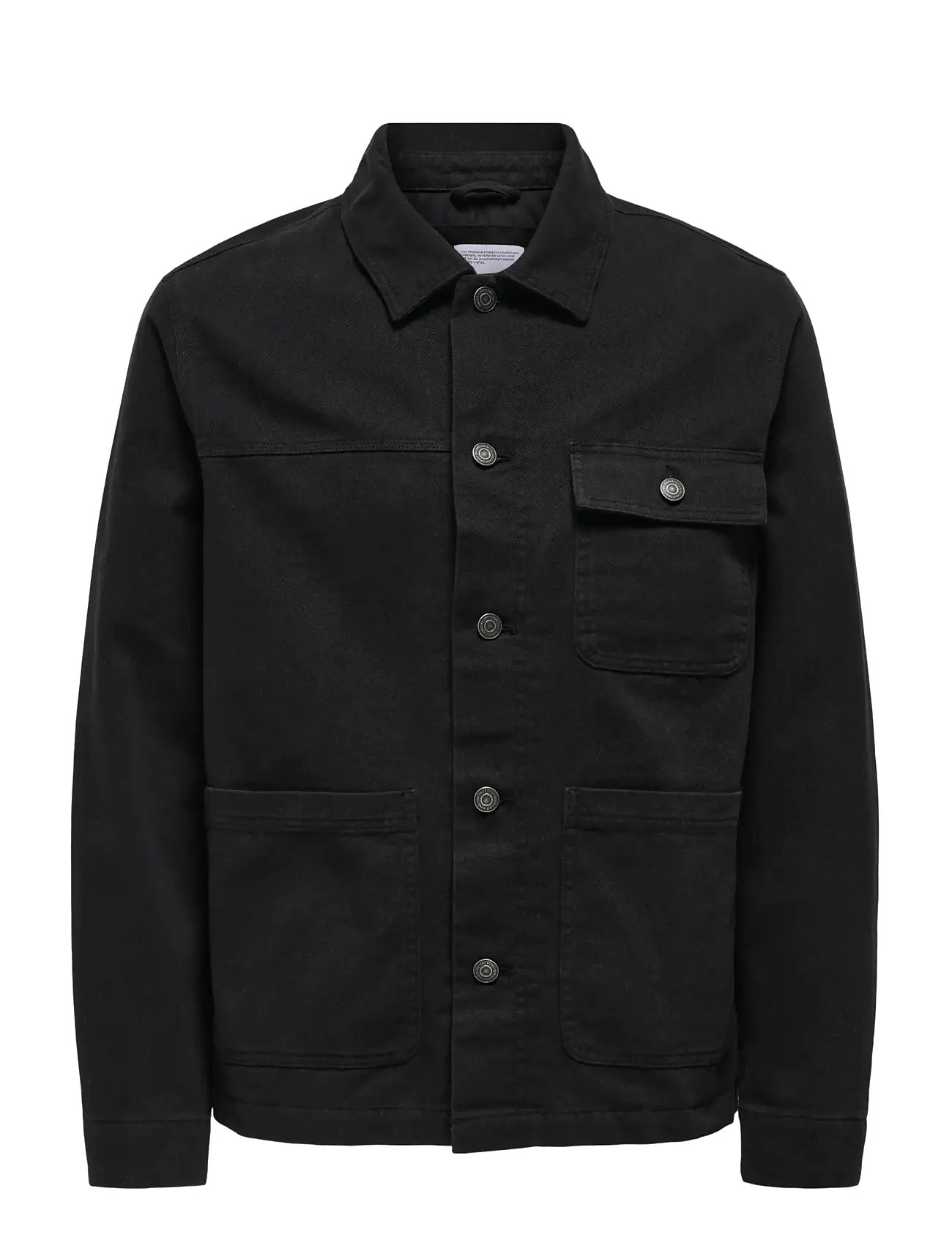 ONLY & SONS Onssean Ctn Jacke Otw Schwarz - L - Herren