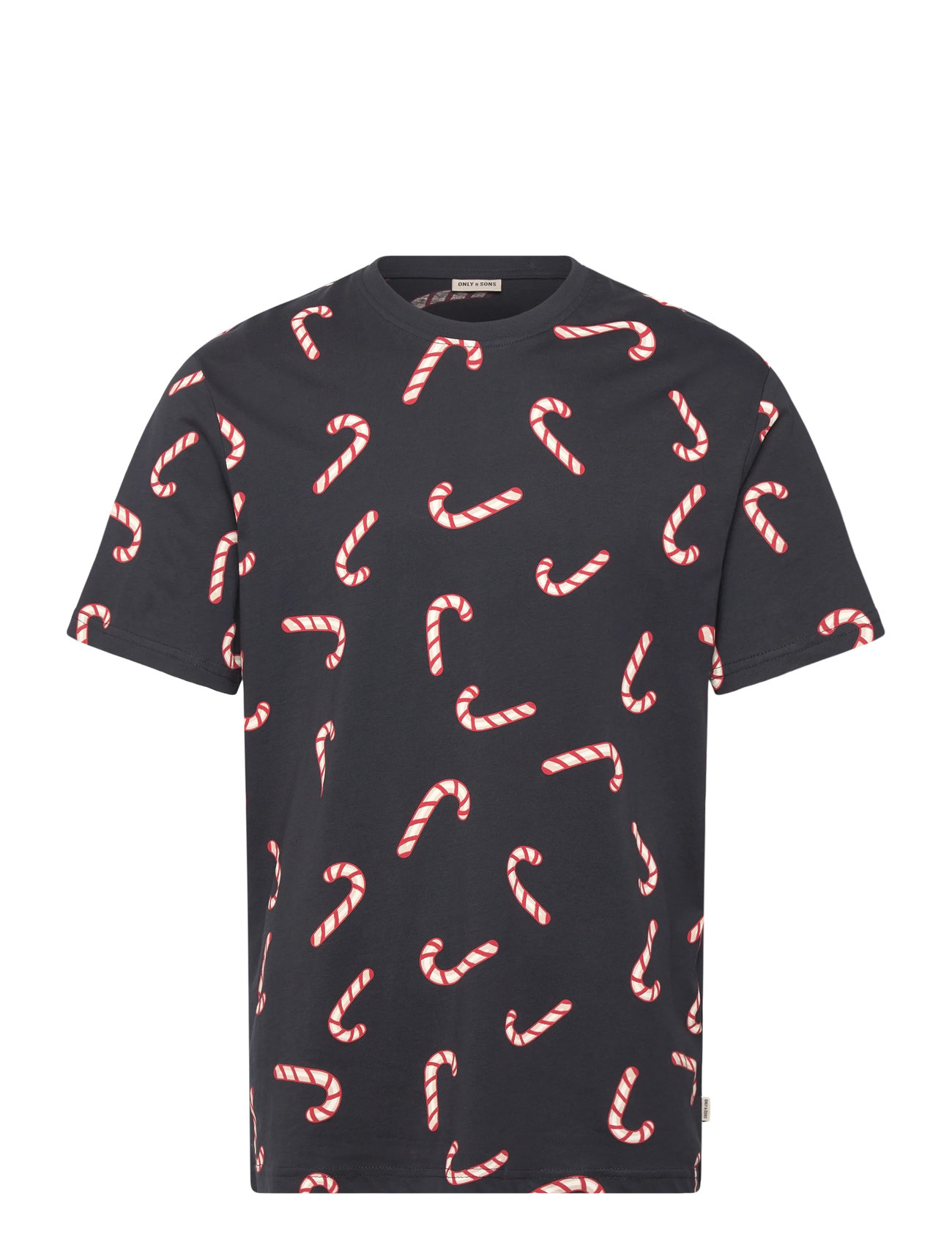 ONLY & SONS Onsklaus Reg Ss Tee Schwarz - M - Herren