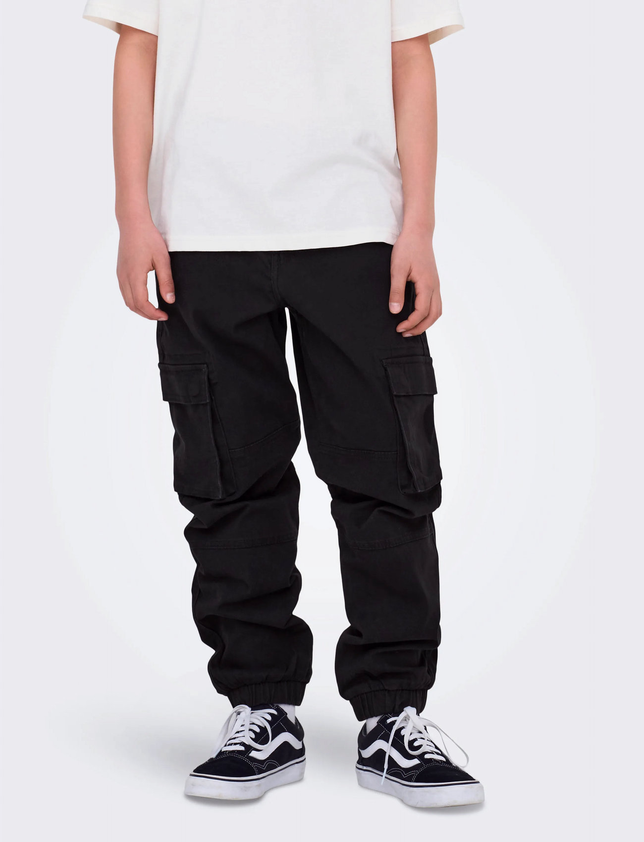 ONLY & SONS Osjcam Stage Cargo Cuff Life Noos, 152, Black, Underdele > Cargo Pants, Børn