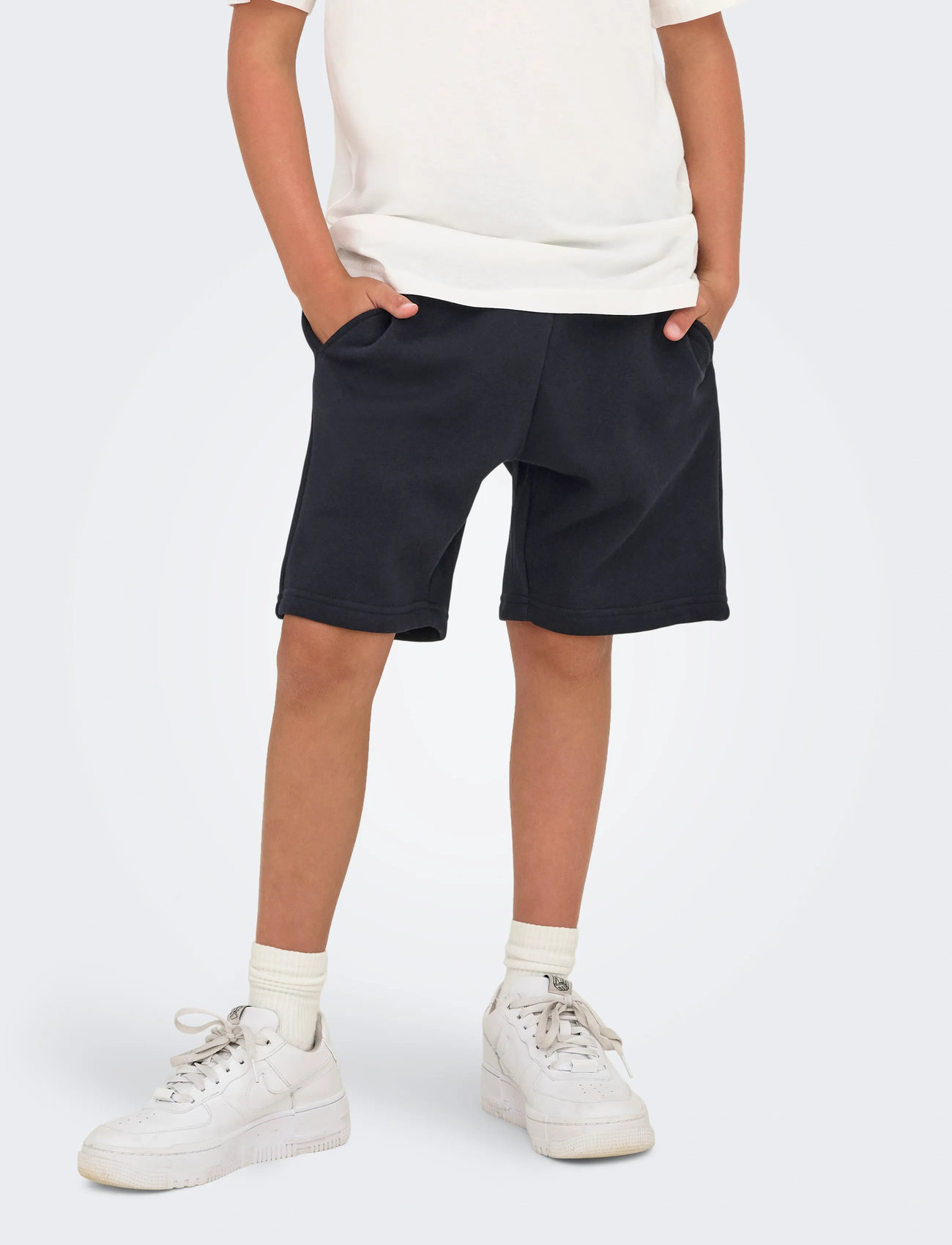 ONLY & SONS Osjceres Shorts Swt Noos, 176, Black, Shorts > Svedeshorts, Børn