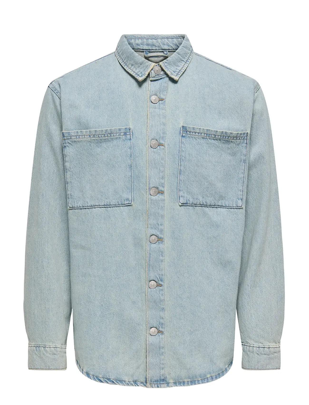 ONLY & SONS Onsalp Box Tai Dnm Jacke Blau - M - Herren
