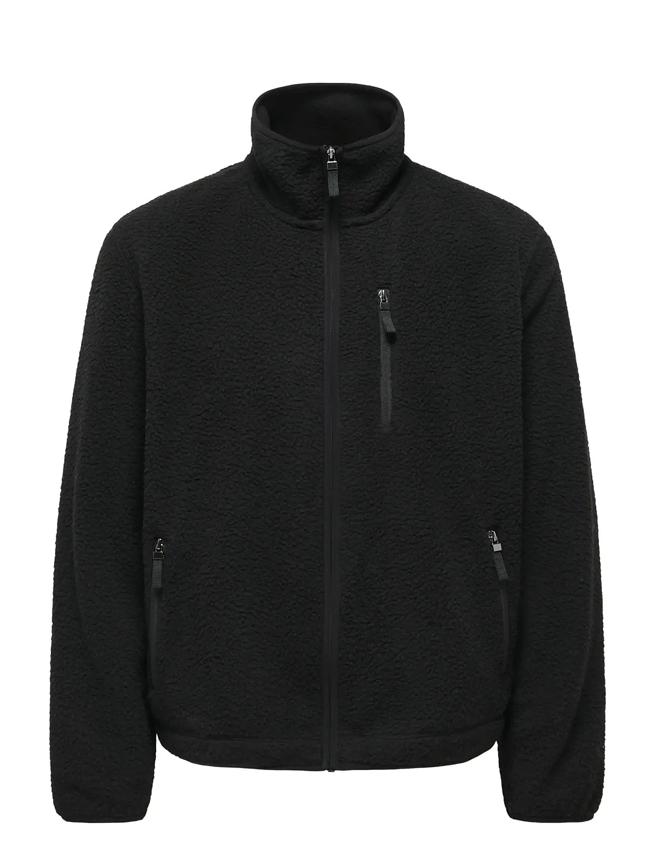 ONLY & SONS Onsseb Life Sherpa Jacke Otw Schwarz - XL - Herren