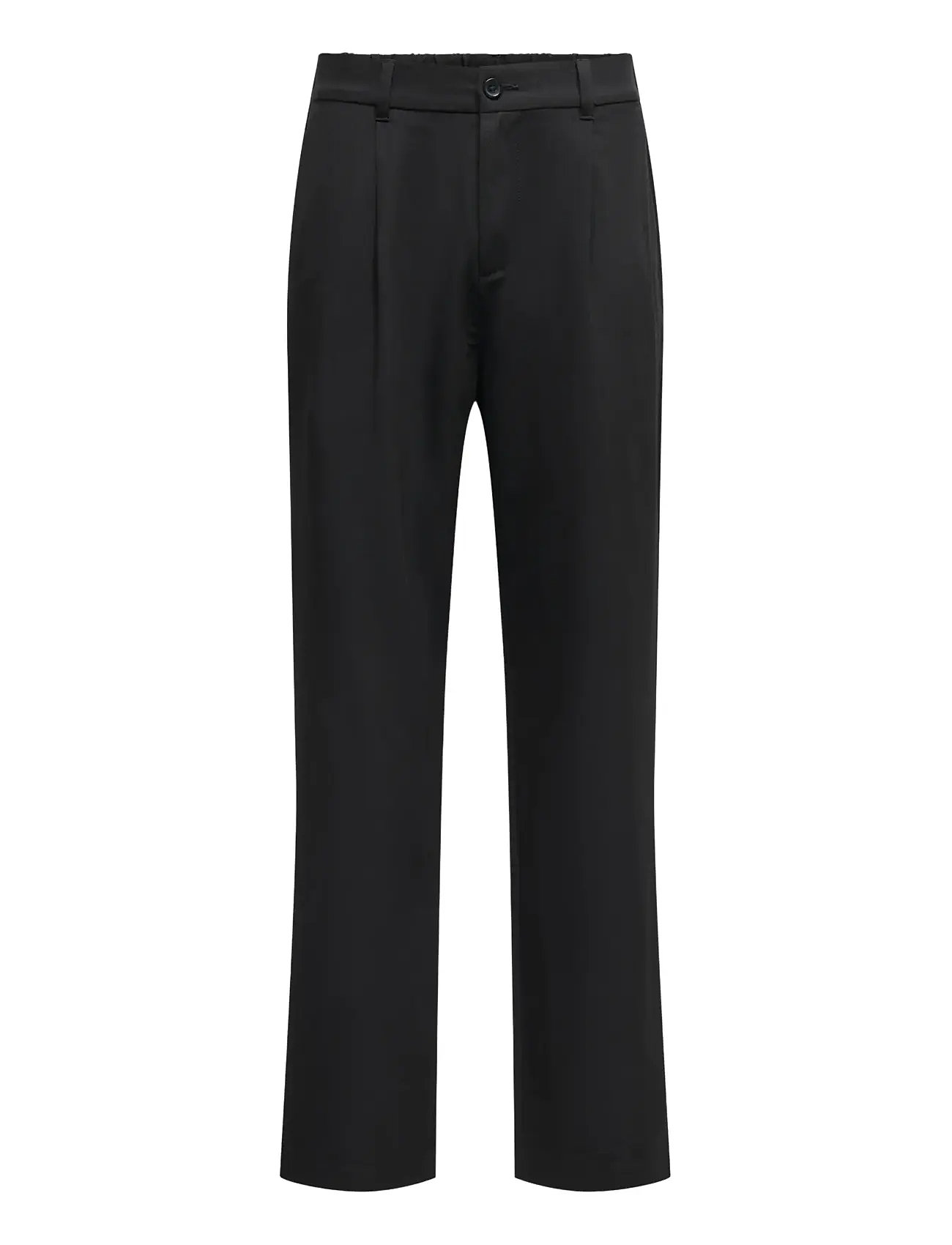 ONLY & SONS Onsjeremy Loose Pleat 0334 Hose Schwarz - 30x30 - Herren