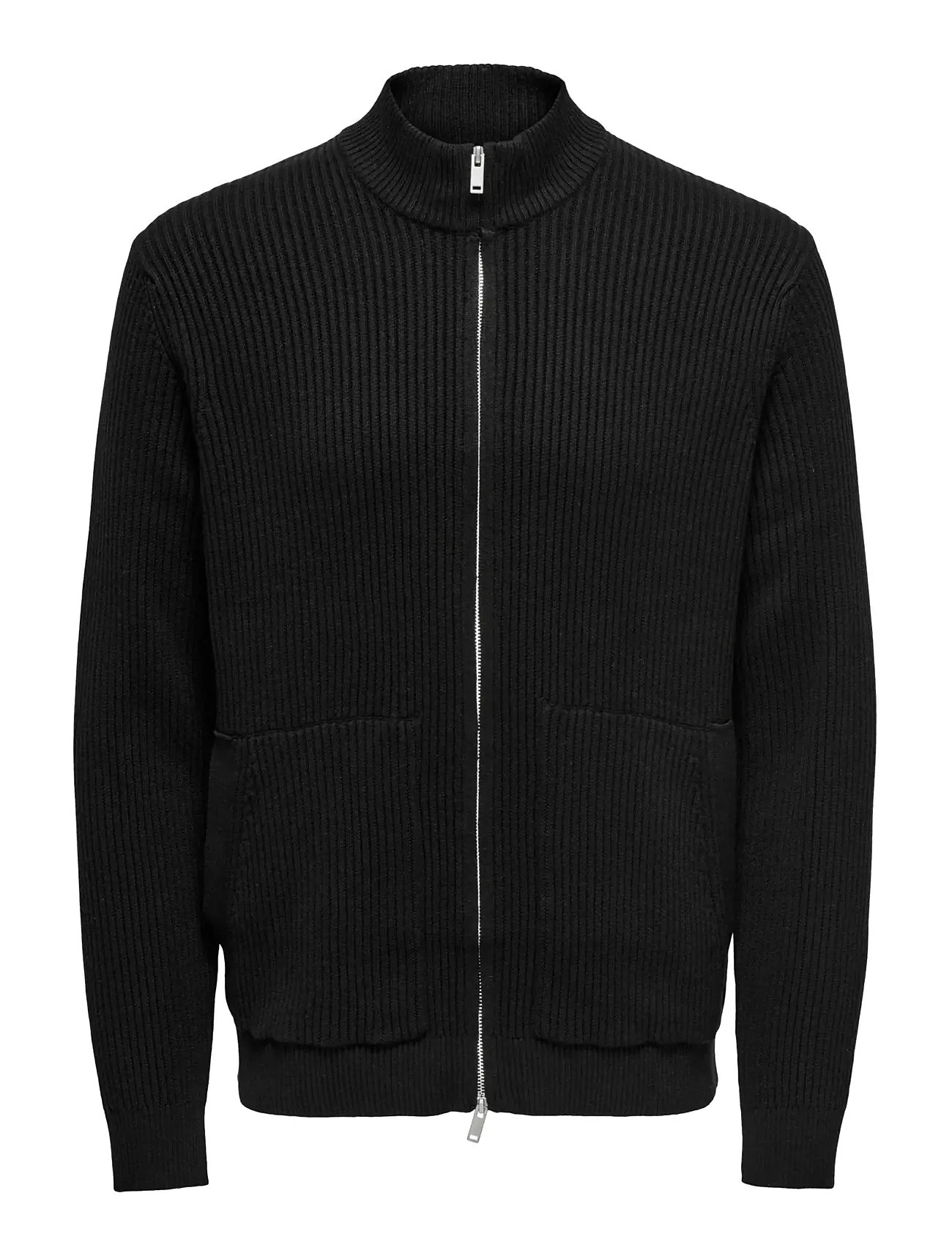 ONLY & SONS Onslaw Reg Ls Cardigan Knit Frml Schwarz - XXL - Herren