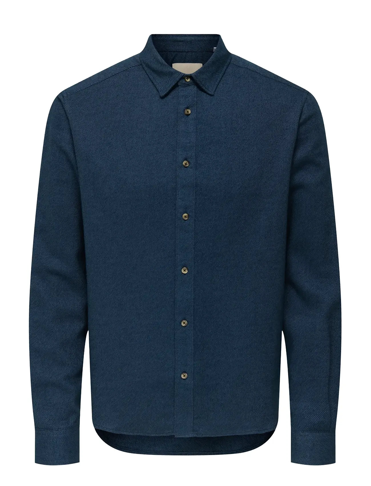 ONLY & SONS Onssons Reg Fit 2T Twill 0347 Shirt Navy - S - Herren