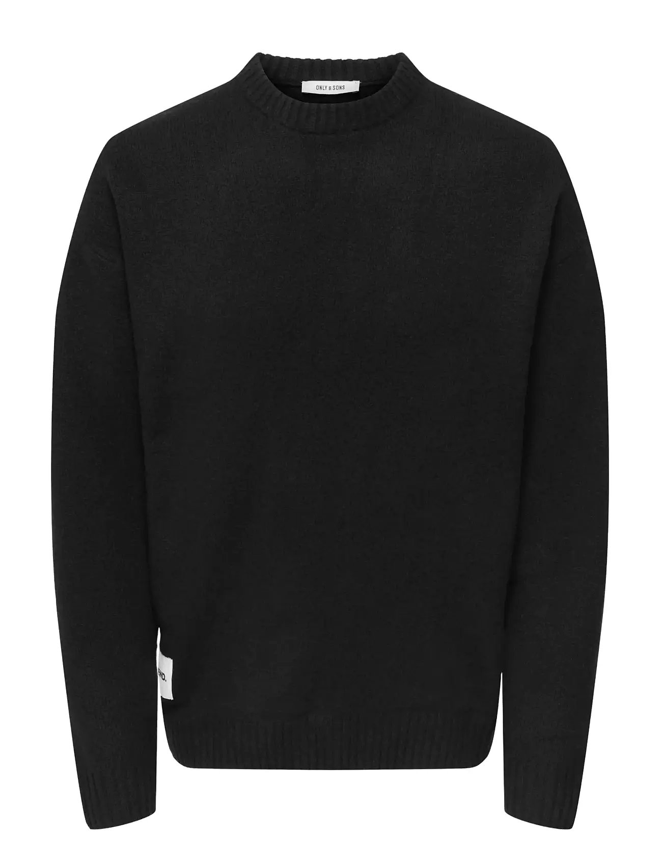 ONLY & SONS Onspage Rlx Ls Crew Knit Xt Schwarz - XL - Herren