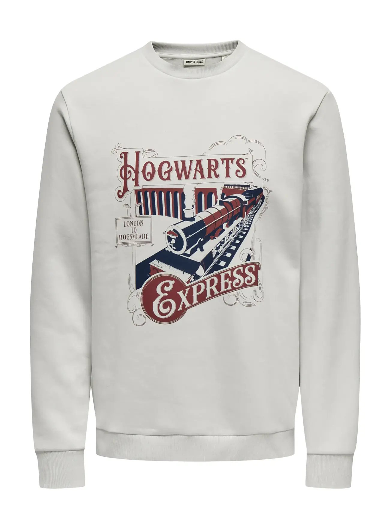 ONLY & SONS Onsxmas Reg Crew Hp Grau - XL - Herren