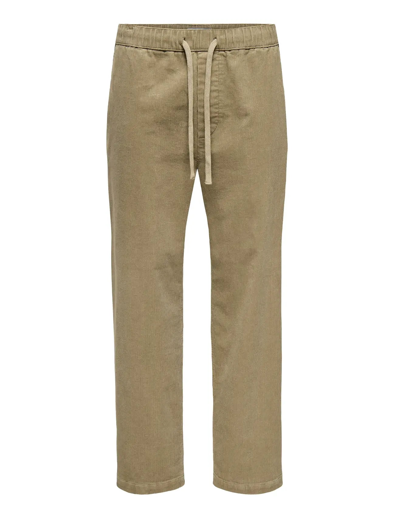 ONLY & SONS Onsfade Loose 0188 String Cord Hose Beige - XS - Herren