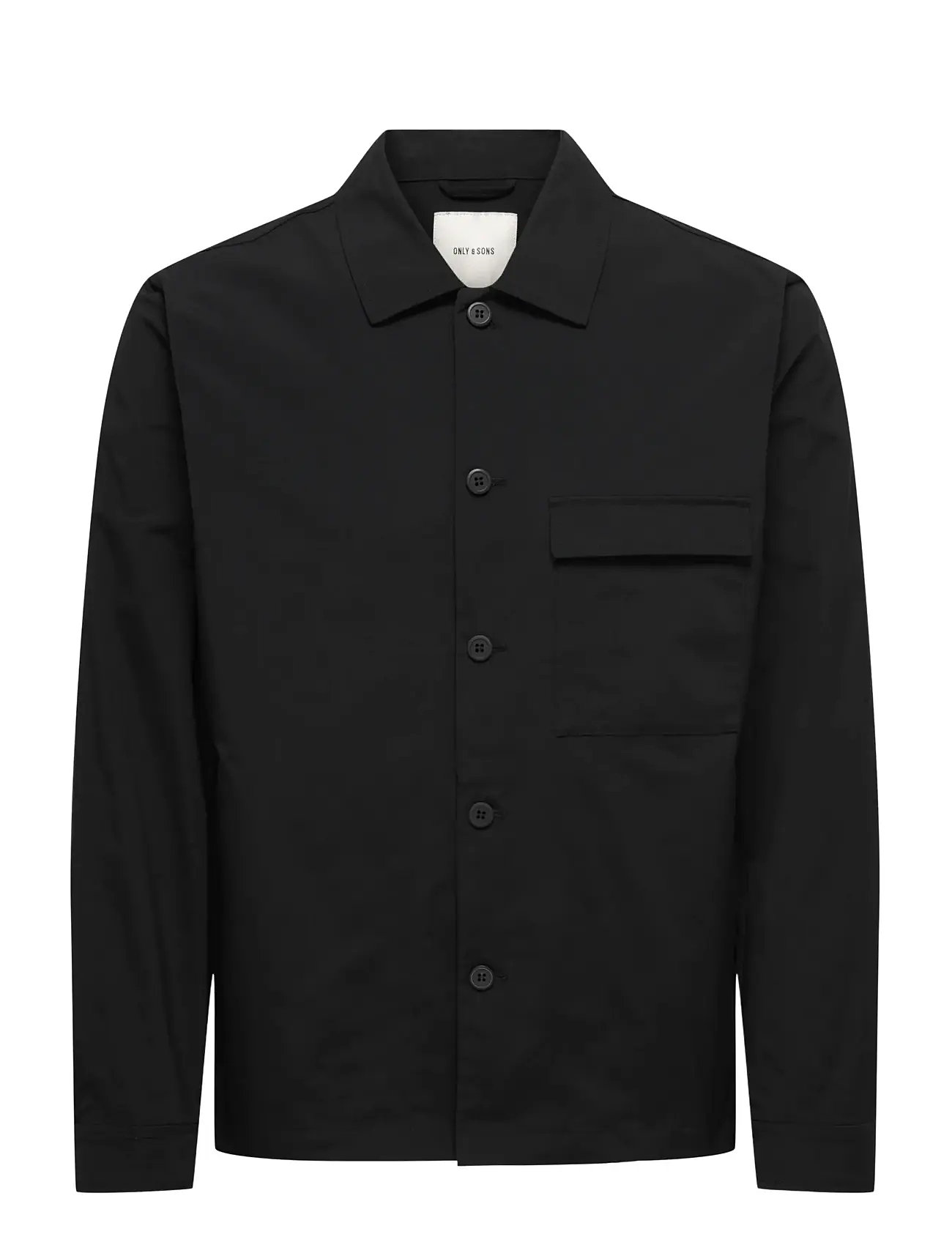 ONLY & SONS Onsgereth Life Stretch Shacket Otw Schwarz - S - Herren
