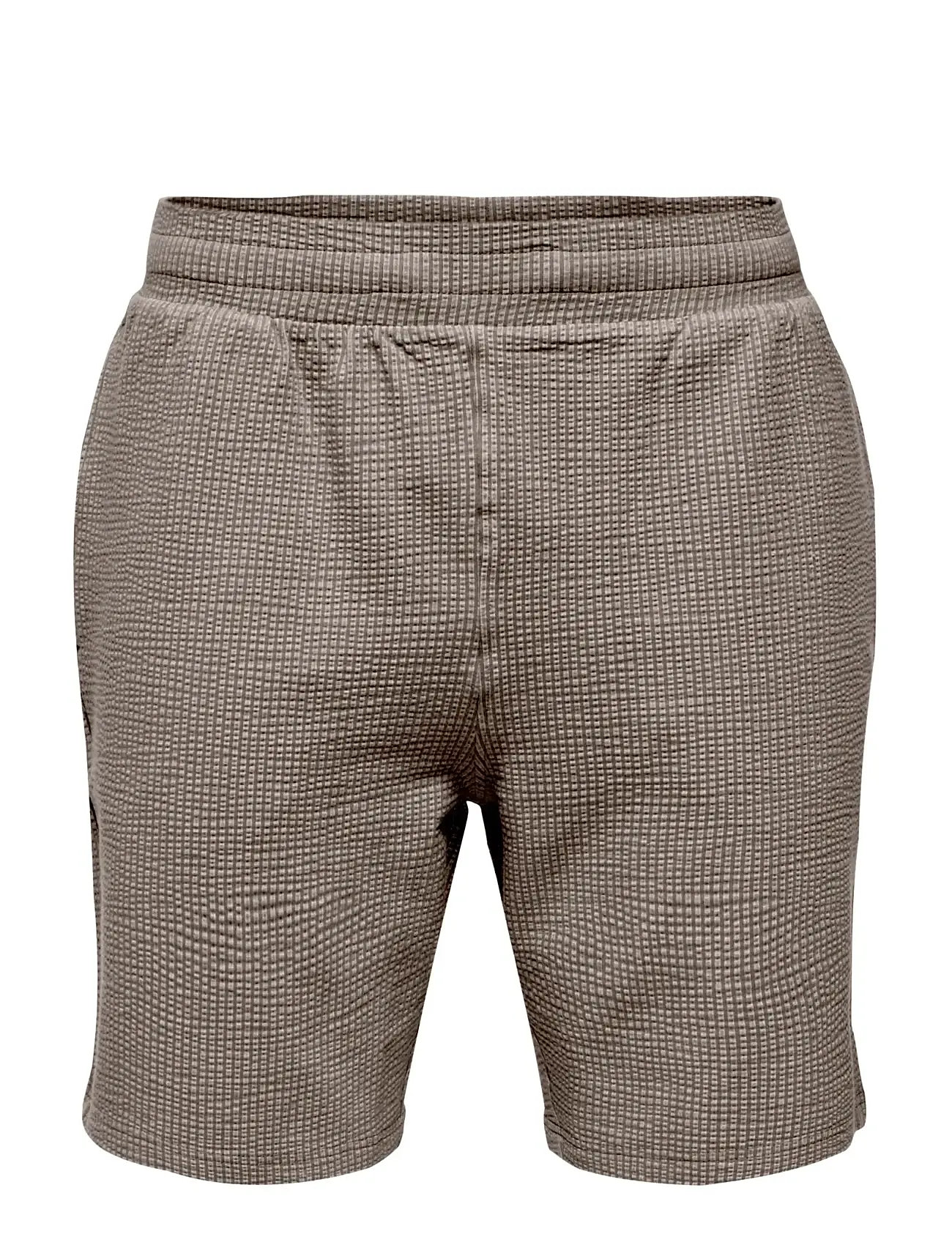 ONLY & SONS Onskian Life Reg Seers. Strp Shorts Vd Braun - XXL - Herren