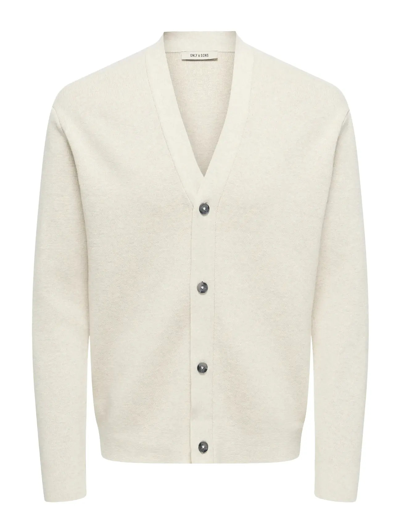 ONLY & SONS Onsting Life Reg Ls Cardigan Knit Noos Weiß - M - Herren