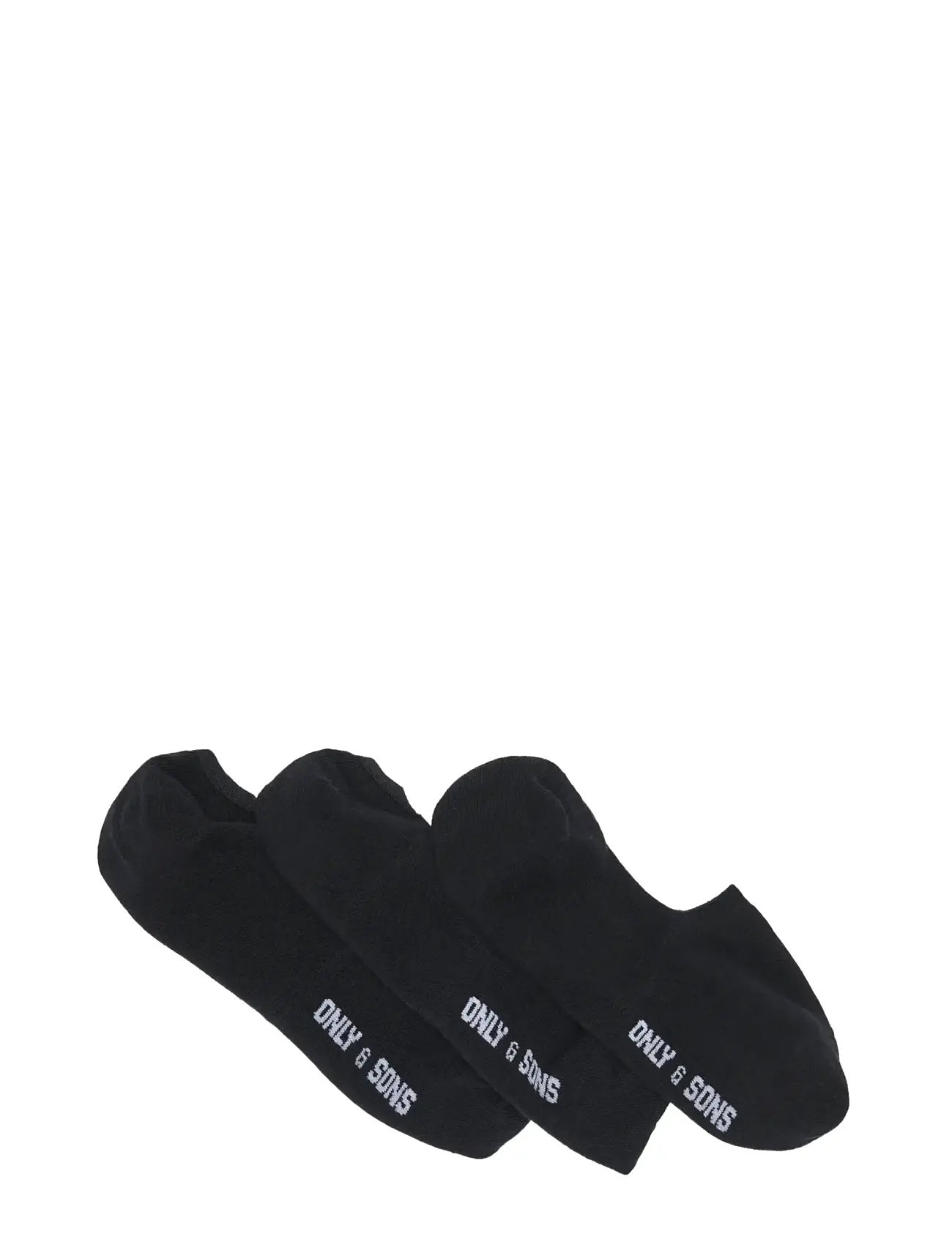 ONLY & SONS Onsbasic Invisible Socke 3 Pack Noos Schwarz - 39-42 - Herren
