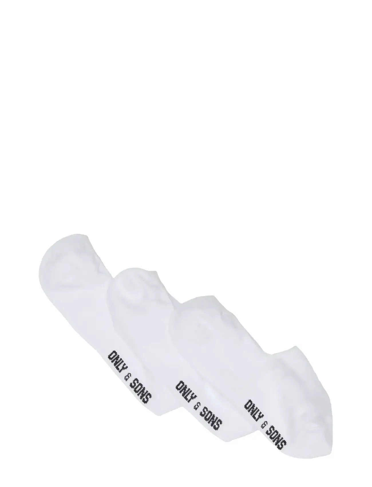 ONLY & SONS Onsbasic Invisible Socke 3 Pack Noos Weiß - 43-46 - Herren