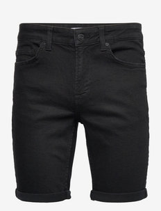 ONSPLY BLACK  PK 1891 - denim shorts - black denim