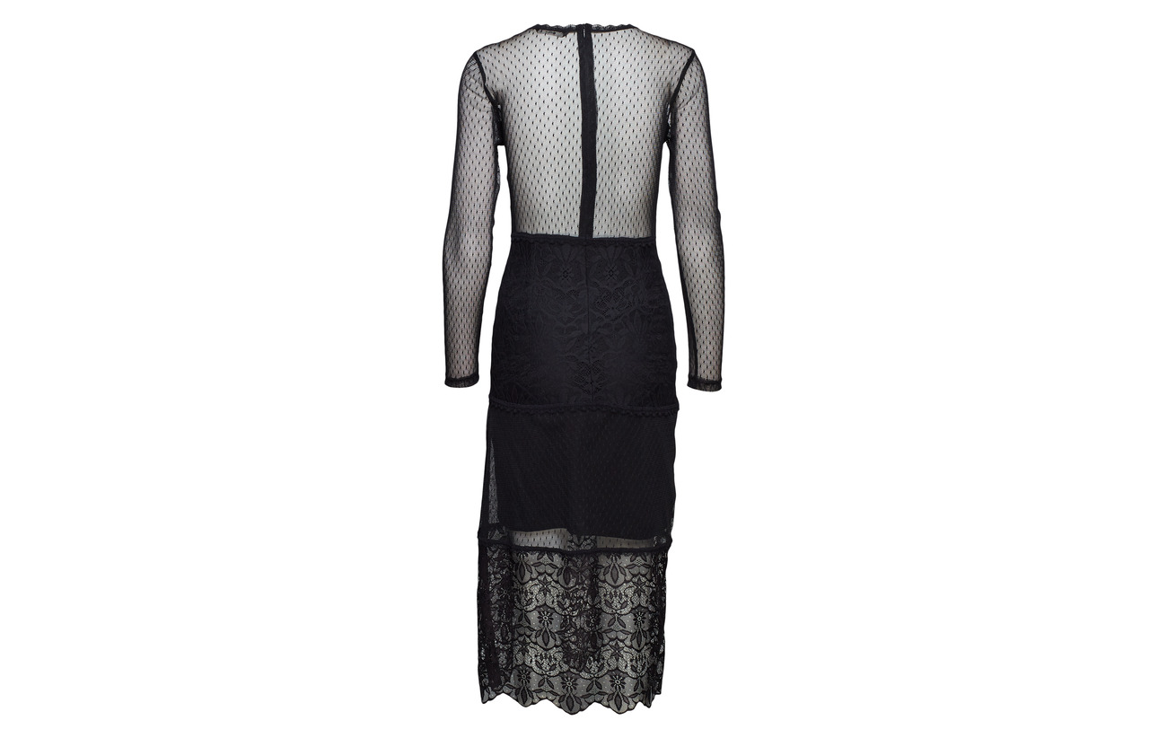 Onlsam Only Wvn s Black Polyester 100 L Dress Lace R7rqZ7wd
