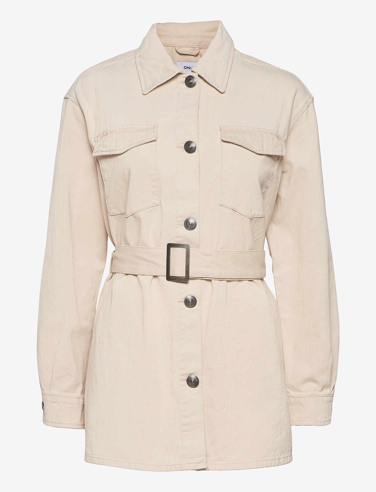 belted utility jacket