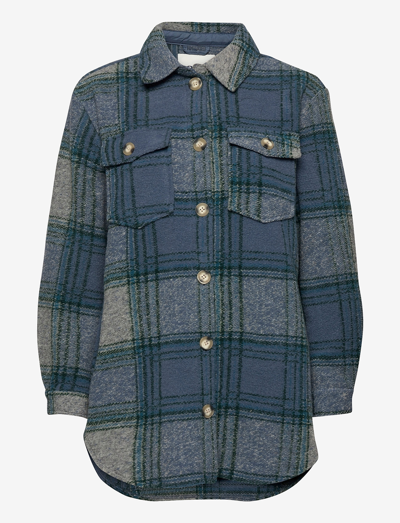 Only Onldeena Didi L S Check Shacket Pnt Overshirts Boozt Com