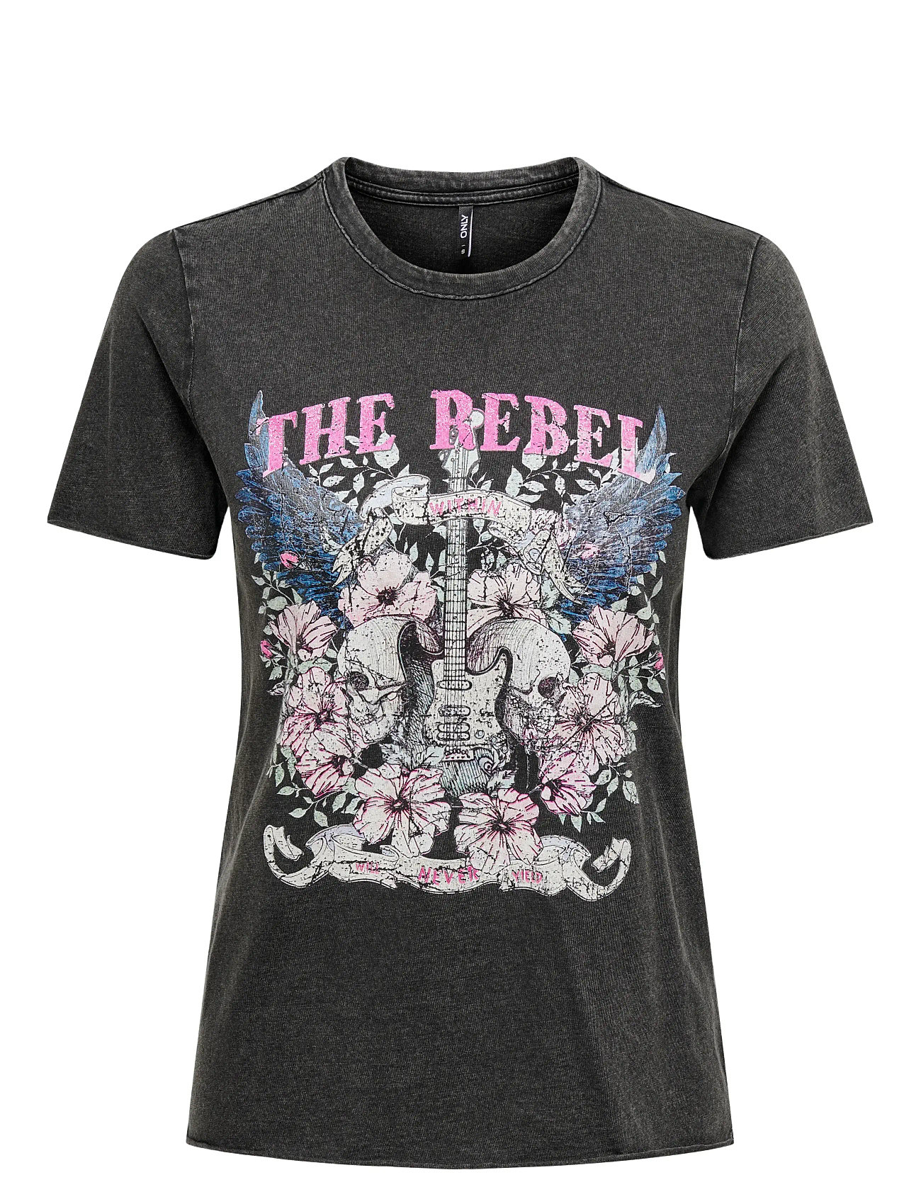 Onllucy Life Reg S/S Top Jrs Noos Grey ONLY 119667