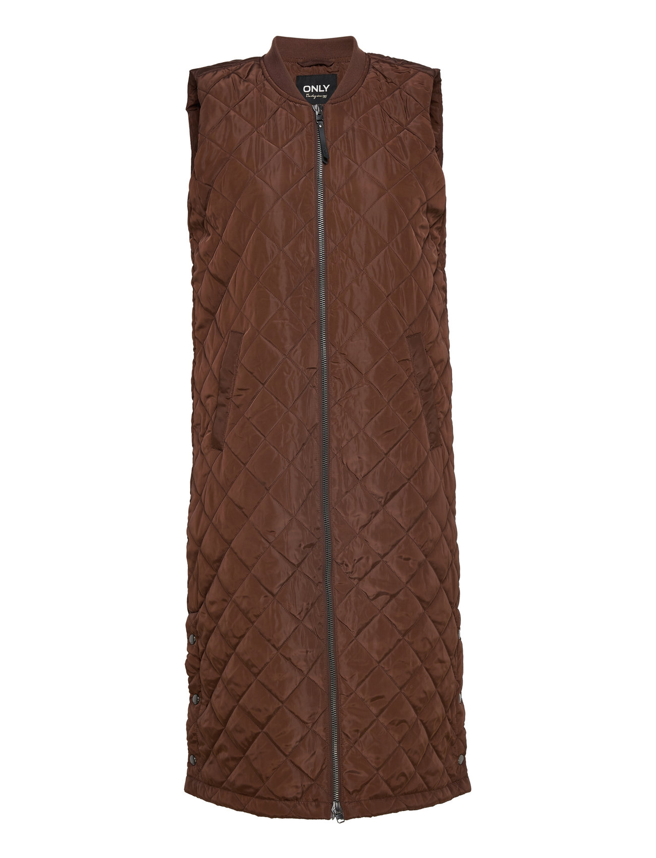 Onljessica Quilted Waistcoat Otw Brown ONLY