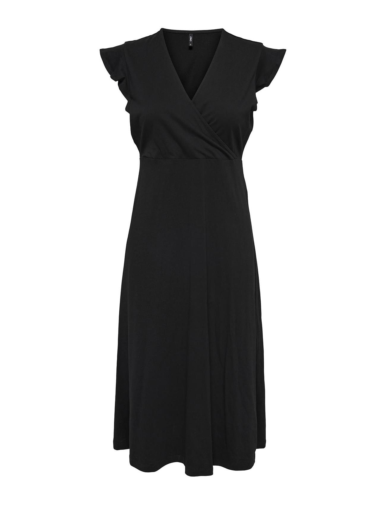 ONLY Onlmay S/l Wrap Midi Dress Box Jrs - Midi dresses - Boozt.com