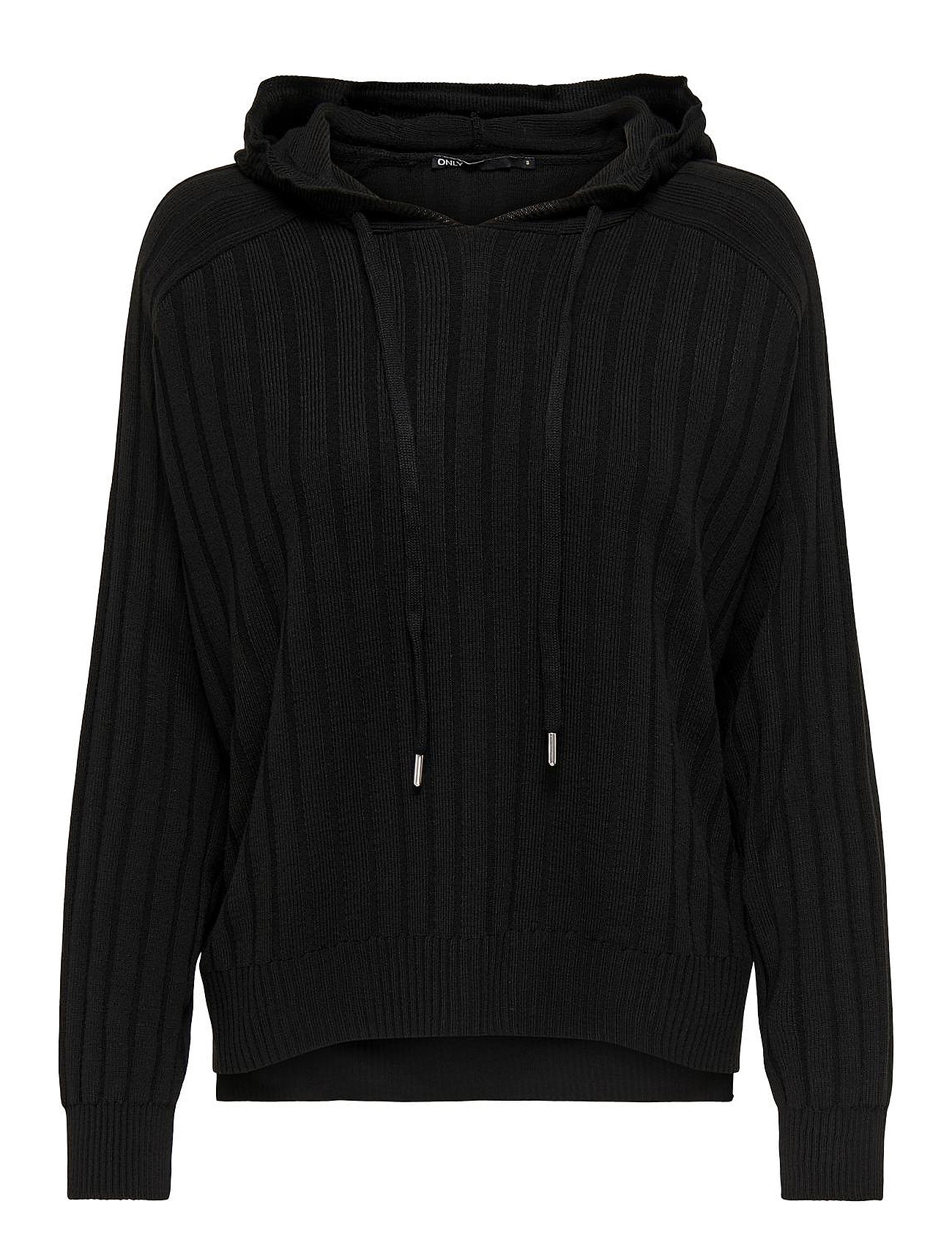 Onlnew Tessa Ls Hood Detail Pul Noos Knt Black ONLY