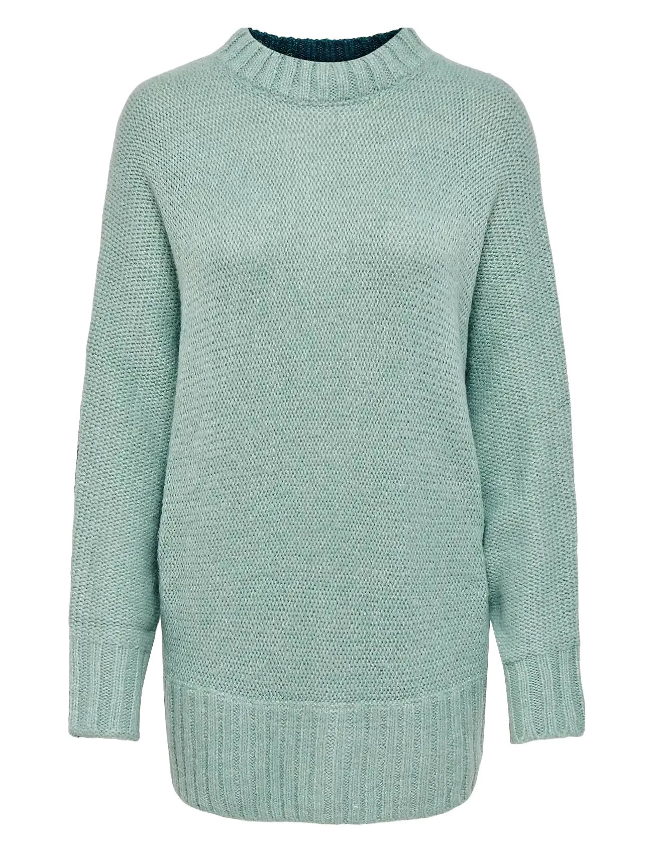 Onlamanda Zl L/S Block Pullover Cc Knt Green ONLY